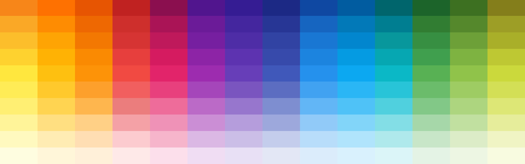 bannière de couleurs